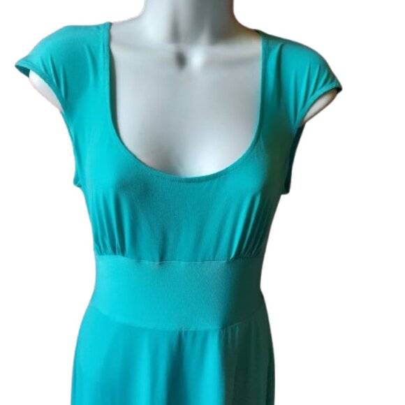 Blue Midi Dress Size Large - Picture 2 of 4